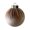 F, variant on Flocked Christmas Ball Ornament 3.1 Inch Ribbed Velvet Fabric Wrapped Hanging Pendant with Silver Cap for Tree Decor Single Piece