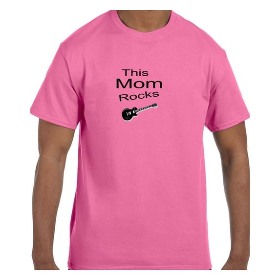 Tshirt Mother's Day This Mom Rocks Guitar