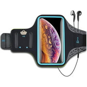 Njjex Cell Phone Armband Running Phone Holder Sports Arm Band Strap Gym Pouch for Samsung Galaxy S20 Ultra S20+ S10
