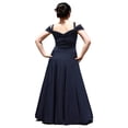 thumbnail image 2 of Evanese Women's Plus Size Elegant Long Formal Evening Dress with Shoulder bands, 2 of 4