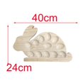 thumbnail image 4 of veasfak Wooden Egg Tray Novelty Egg Container Holder for Kitchen Fridge Refrigerator Rabbit, 4 of 7