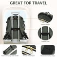 thumbnail image 5 of KROSER 40L Travel Backpack for Women, Airline Approved Carry On Backpack with 2 Packing Cubes, Waterproof Personal Item Bag Fits 17.3" Laptop, TSA Traveling Essentials Weekender Overnight Backpack, 5 of 8