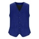 thumbnail image 5 of pstuiky Camisetas sin mangas para hombre, Blazer de moda para hombre, chaleco ajustado con cuello en V y botonadura lisa Tops elegantes para mujer l, 5 of 6