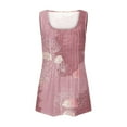 thumbnail image 4 of Tank Tops for Women Sleeveless Round Neck Floral Printing Summer Casual Tee Tank Multicolor L, 4 of 5