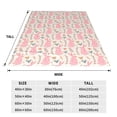 thumbnail image 3 of Vsdgher Rabbit Ultra-Soft Micro flannel Blanket Throw Blankets for Couch Sofa, Bed (4 sizes)-50"x40", 3 of 7