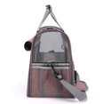 thumbnail image 4 of Pet Carrier Transparent Mesh for Medium and Small Cats Soft-Sided Pet Carrier Dog Carriers with Safety Zippers, 4 of 6