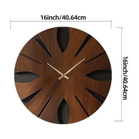 Artistic Wooden Wall Clock Size: Medium