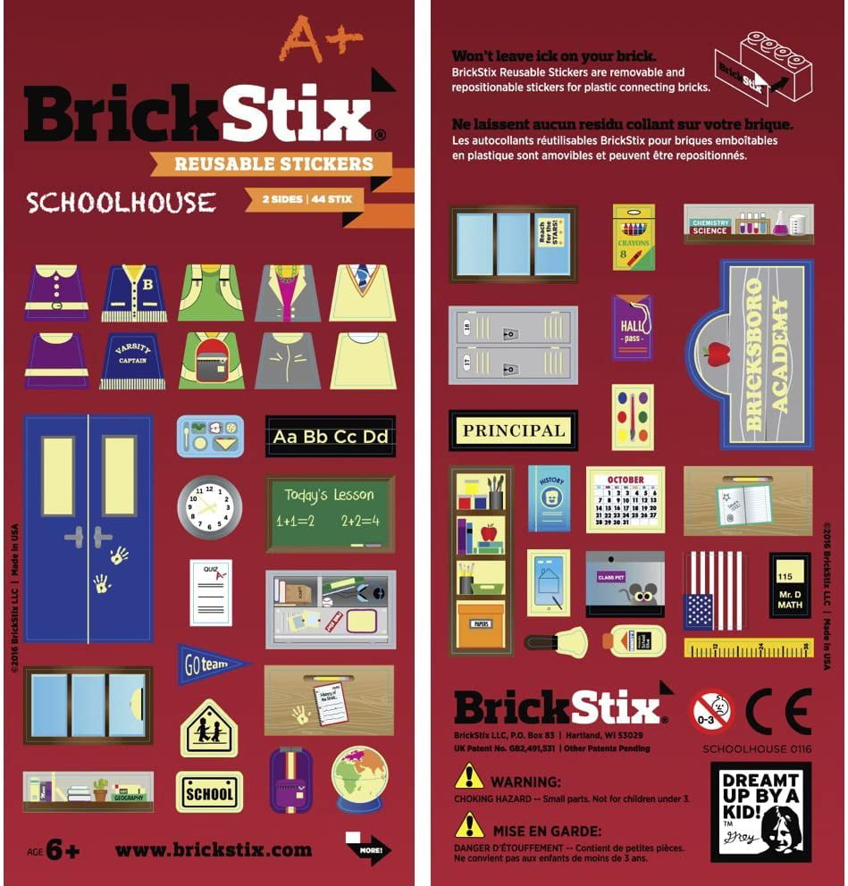Details about   Brick Stix Comandos Reusable Stickers  BrickStix 