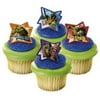 24 Teenage Ninja Turtles Cupcake Cake Rings Birthday Party Favors Toppers