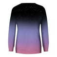 thumbnail image 5 of Half Zip Pullover Women Athletic Western Tops for Women Fashion Long Sleeve Blouse Round Neck Casual Tops Sweatshirt, 5 of 5