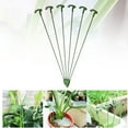 thumbnail image 2 of ionze Clearance! Protective Cover 6pcs Plant Support Stakes Upgrade Plant Support Garden Stakes Single Plant Stem Flower Support Rod with Support Ring Cage for Indoor Outdoor Plants, 2 of 7