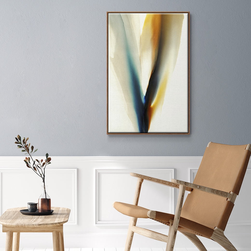 Surreal Tendencies Framed Premium Gallery Wrapped Canvas - Ready to Hang - 27 x 41 - Walnut Floating Frame