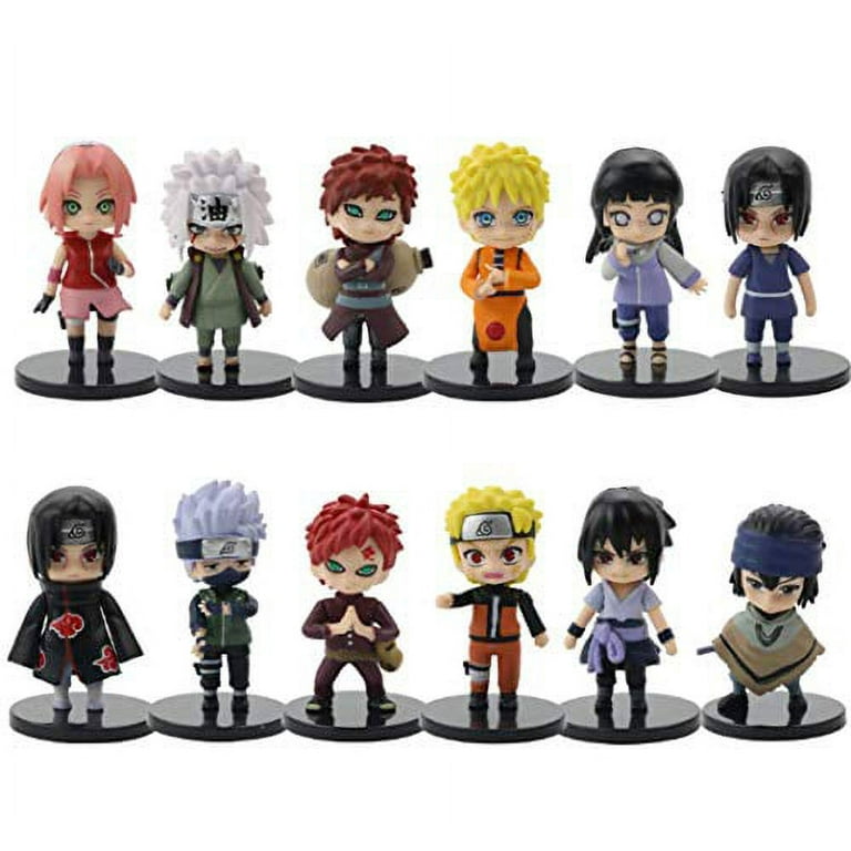 12 Pcs Naruto Ninja Collection Toy Set Action Figures Naruto Anime Party  Favor Supplies