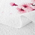 thumbnail image 5 of Erosebridal Cherry Blossom Twin Quilt Set,Japanese Minimalist Style Twin Coverlet Set For Boys,2 Pieces, 5 of 7