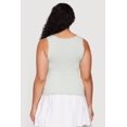 thumbnail image 4 of Women's Plus Size Lace Trim Scoop Neck Tank Top, 4 of 4