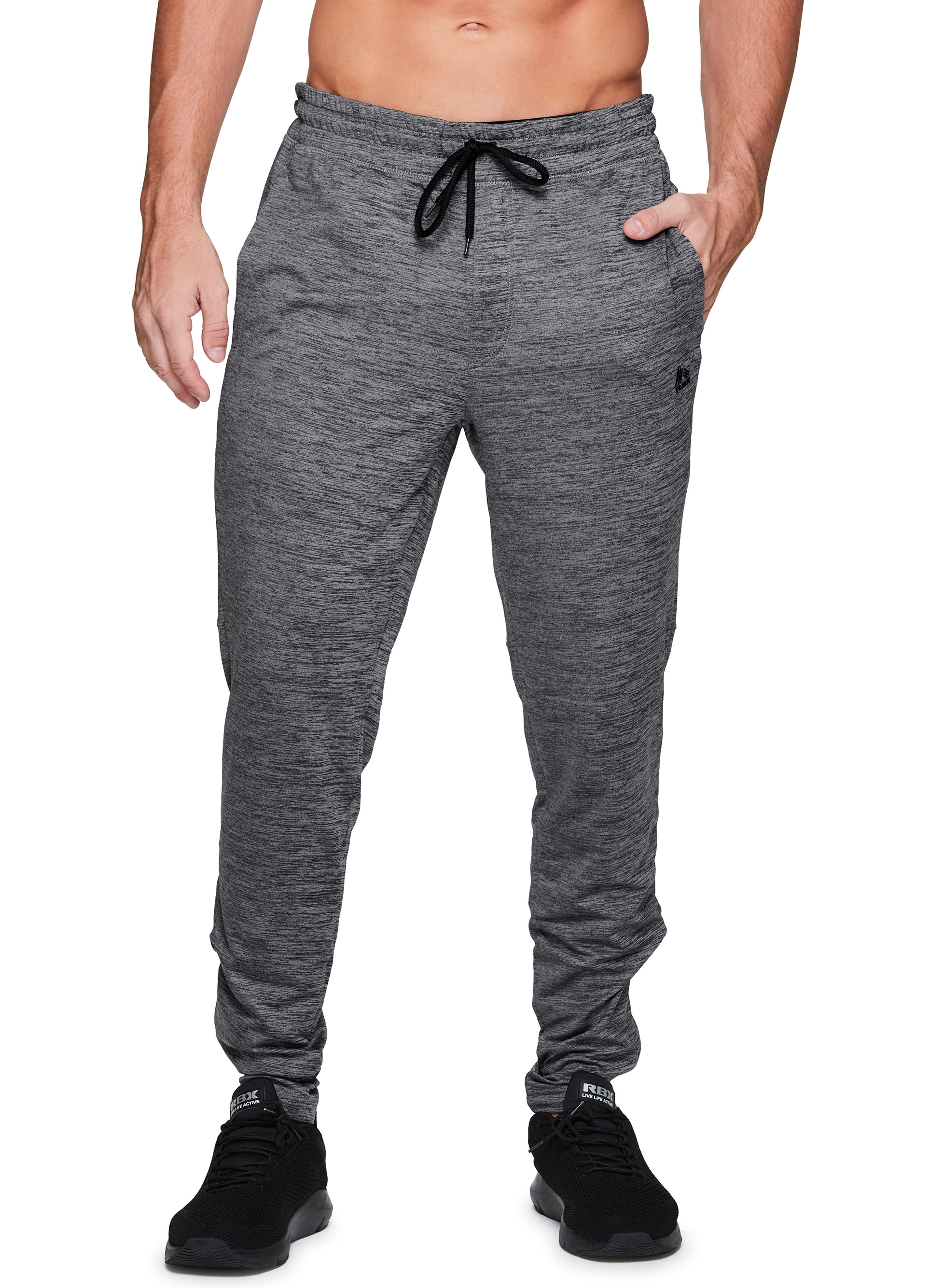 RBX Active Men's Athletic Performance Tapered Jogger Sweatpant with ...