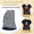 thumbnail image 4 of Mochila transportadora para mascotas WOYYHO, malla ventilada, talla L, negra, 4 of 5