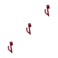 thumbnail image 3 of ZheElen Space-saving Hook With Bold And Strong Load-bearing Capacity Aluminum Alloy Hook red 3Set, 3 of 6