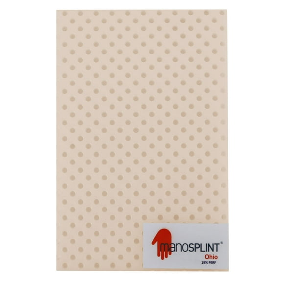 Manosplint Ohio S 1/8" x 12" x 18" 19% Perf Beige, case of 8