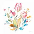 thumbnail image 2 of Nai, Danhui 20x20 White Modern Wood Framed Museum Art Print Titled - Spring Tulips I, 2 of 4