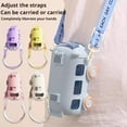 thumbnail image 5 of Portable Water Cup in Bus Shape,360 Leak-Proof Portable Water Bottle with Straw and Strap,16.9Oz Cute Cartoon Design Detachable Bus Water Jug,Bounce Flip Top Straw Water Bottle for Travel Camping, 5 of 9