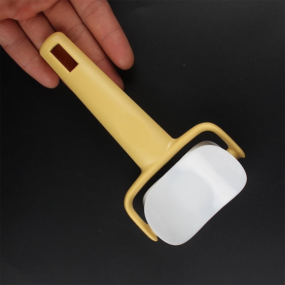 Cortador de masa redondo, cuchilla de plástico para galletas, bizcochos y mini pizzas, apto para lavavajillas con mango cómodo, ideal para panaderos caseros