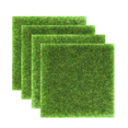 thumbnail image 1 of 4 Pack Artificial Grass for Crafts 15 x 15 cm, 1 of 5