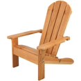 thumbnail image 4 of Kid's Wooden Adirondack Chair: Honey-Colored Outdoor Patio Furniture, Ideal Gift for Ages 3-8, 4 of 4