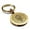 Gold, variant on Stainless Steel Sacred Geometry Tree of Life Round Medallion Keychain Circle Ring