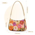 thumbnail image 3 of FORMRS Womens Shoulder Bag with Chain Strap Clutch Purse Cute Tote Handbag, Abstract Floral, 3 of 7