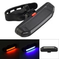 thumbnail image 3 of LEFU for Bicycle Rear Light USB Rechargeable LED Taillight 5 Lighting Modes 100+ Lumens Waterproof IPX4 Safety Lamp for Road Mountain Bikes 22-31.8mm Handlebar, 3 of 10