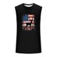 thumbnail image 4 of Tanque Deportivo de Cuello Redondo de la Impresión de la Moda Casual de los Hombres, Blusa de Poliéster sin Mangas para el Uso Diario Casual Al Aire Libre, 4 of 5