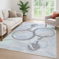 thumbnail image 6 of Addison Rugs Mayfield Premium Machine Washable Transitional Geometric Taupe Rectangle Rug, 9' x 12', 6 of 6