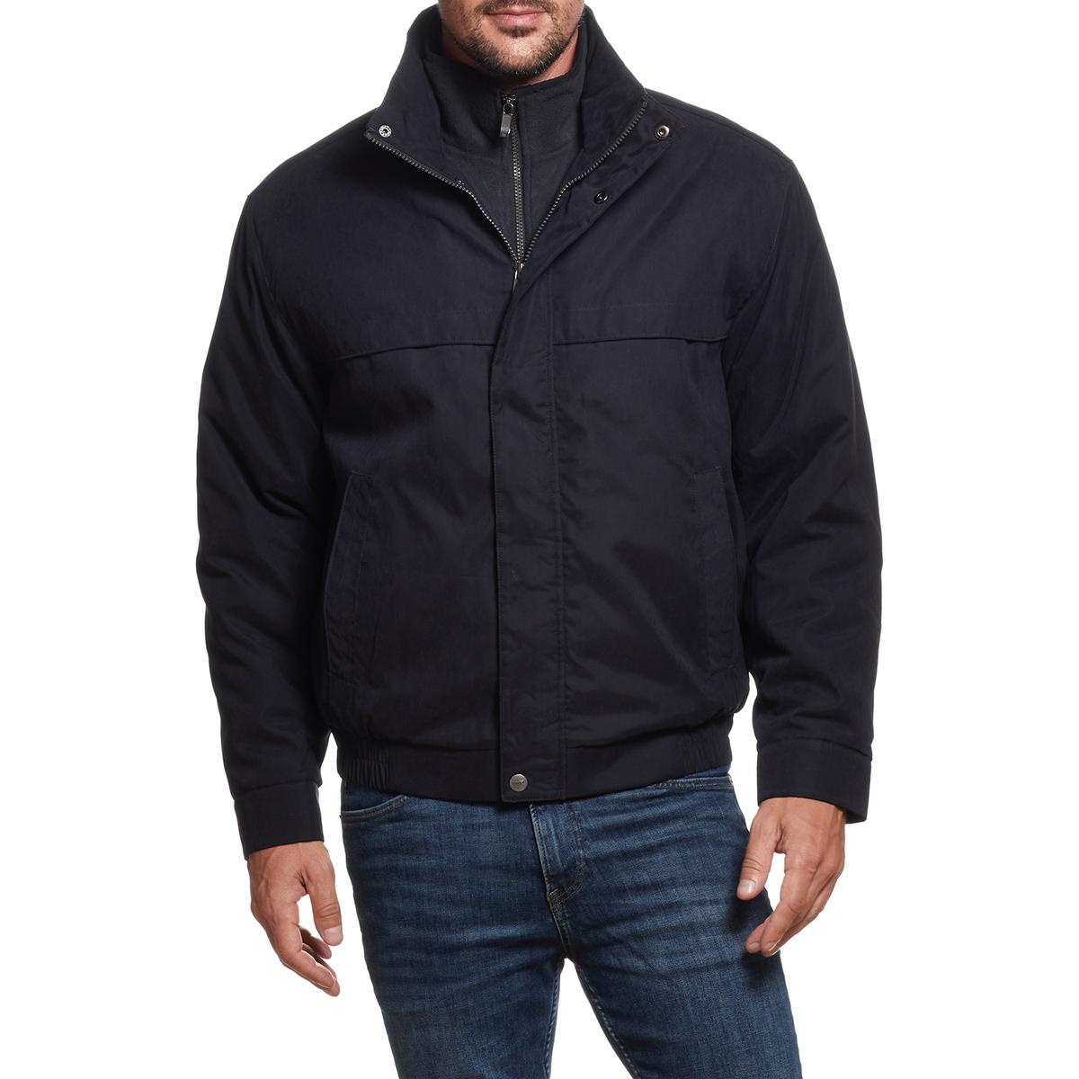 Water Repellent Bomber Jacket Black 
