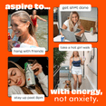 thumbnail image 5 of ASPIRE® Mango Lemonade, Healthy Energy Drink 80mg Natural Caffeine, Zero Sugar No Carbs Keto Friendly, 12 Pack Green Tea Sugar Free Drink Low Caffeine Zero Calorie, 5 of 5