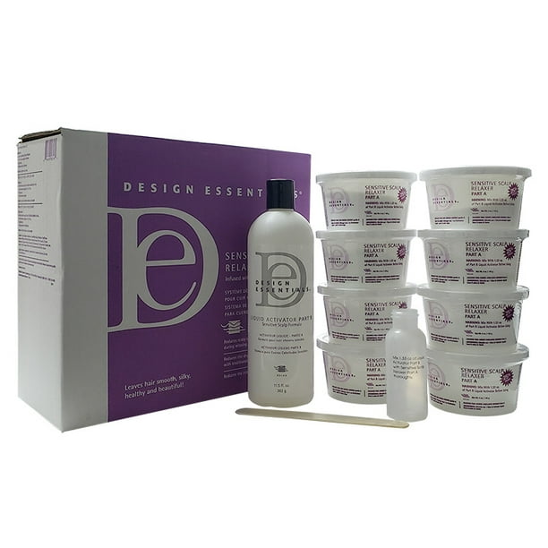 Design Essentials Sensitive Scalp Relaxer 8PK Application Walmart com