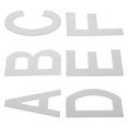 thumbnail image 4 of Miangastore Address Letters Silver 6Pcs 3.03X1.73X0.04In Stainless Steel, 4 of 8