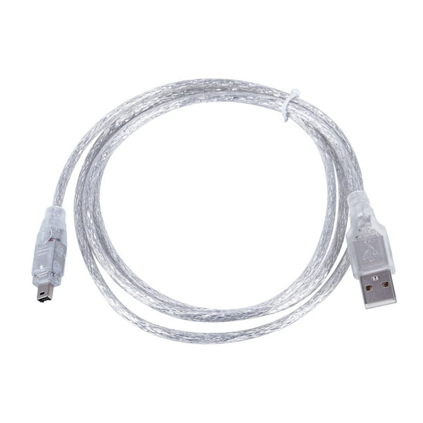 grueso Desafortunadamente Desacuerdo 1.5M USB To IEEE 1394 4 Pin Firewire DV Adapter Cable Converter For PC  Camera - Walmart.com