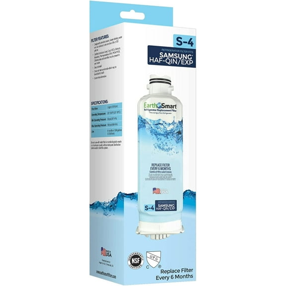 Earth Smart 4005003 S-4 Refrigerator Replacement Filters for Samsung Hafqin