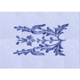 thumbnail image 1 of Ahgly Company Machine Washable Indoor Rectangle Transitional Lavender Blue Area Rugs, 2' x 5', 1 of 7