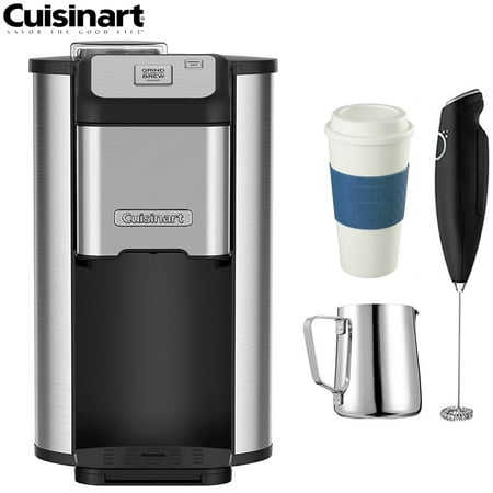 Cuisinart DGB-1FR Single Cup Coffeemaker (Refurbished) w/Coffee Drinker (Best Single Cup Coffee Maker Using Ground Coffee)