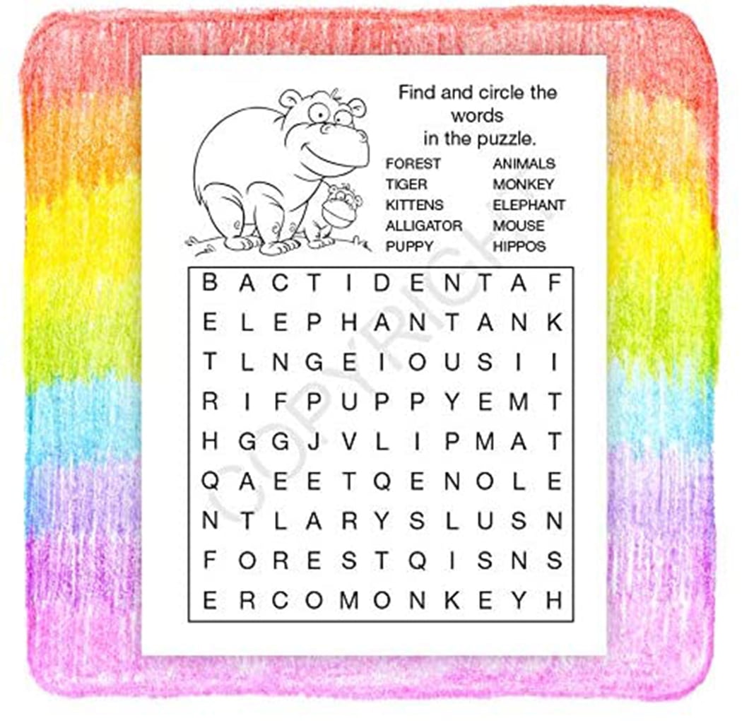 ZoCo 25-Pack Fun Time Coloring & Activity Book Set for Children, 16 Pages