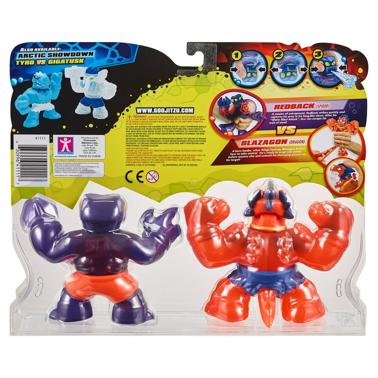 Heroes of Goo Jit Zu Dino Power - Stretchy Dinosaur Action Figures