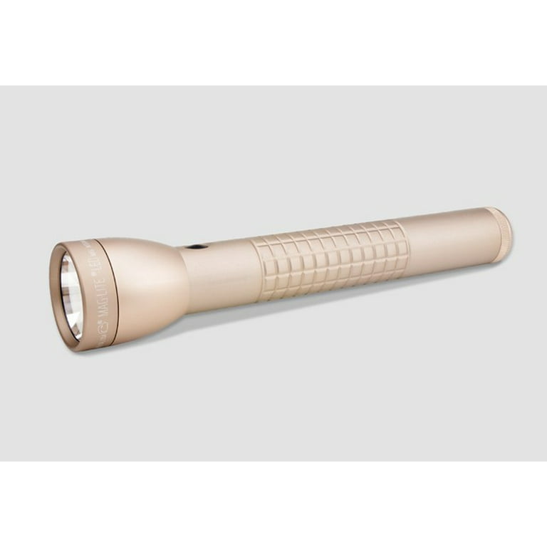 Maglite 3 D-Cell Multi-Mode Switch Flashlight with Adjustable and Deeply Knurled Grip, Coyote Tan - Walmart.com