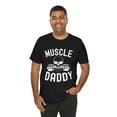 thumbnail image 6 of Muscle Daddy Weightlifter skeleton barbell dad bodybuilder Unisex T-shirt, 6 of 7