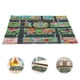 thumbnail image 2 of Alfombra de juego con diseño de coche para niños pequeños, con diseño de tráfico vial y diseño de ciudad, ideal para sala de juegos, con mapa de la ciudad y coches de juguete., 2 of 5