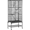 thumbnail image 2 of Renwick 69" H Extra Large Bird Cage with Detachable Stand, Matt Black, 2 of 10