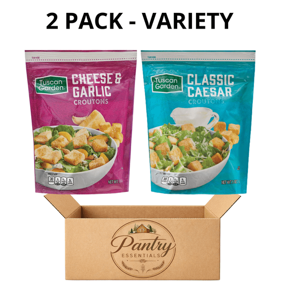 Tuscan Garden Caesar Croutons, 5 oz,2-Pack