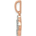 thumbnail image 3 of 14K Rose Gold Diamond Om Pendant Made In India pm4089-010-ra, 3 of 6