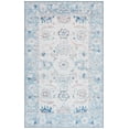 thumbnail image 2 of SAFAVIEH Arizona Oralee Oriental Machine Washable Area Rug, Blue/Beige, 3' x 5', 2 of 8